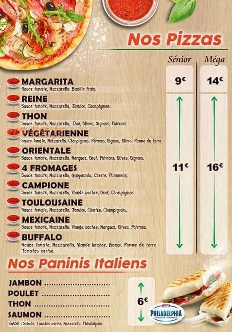 Pizza 2 Nuit — carte page 2
