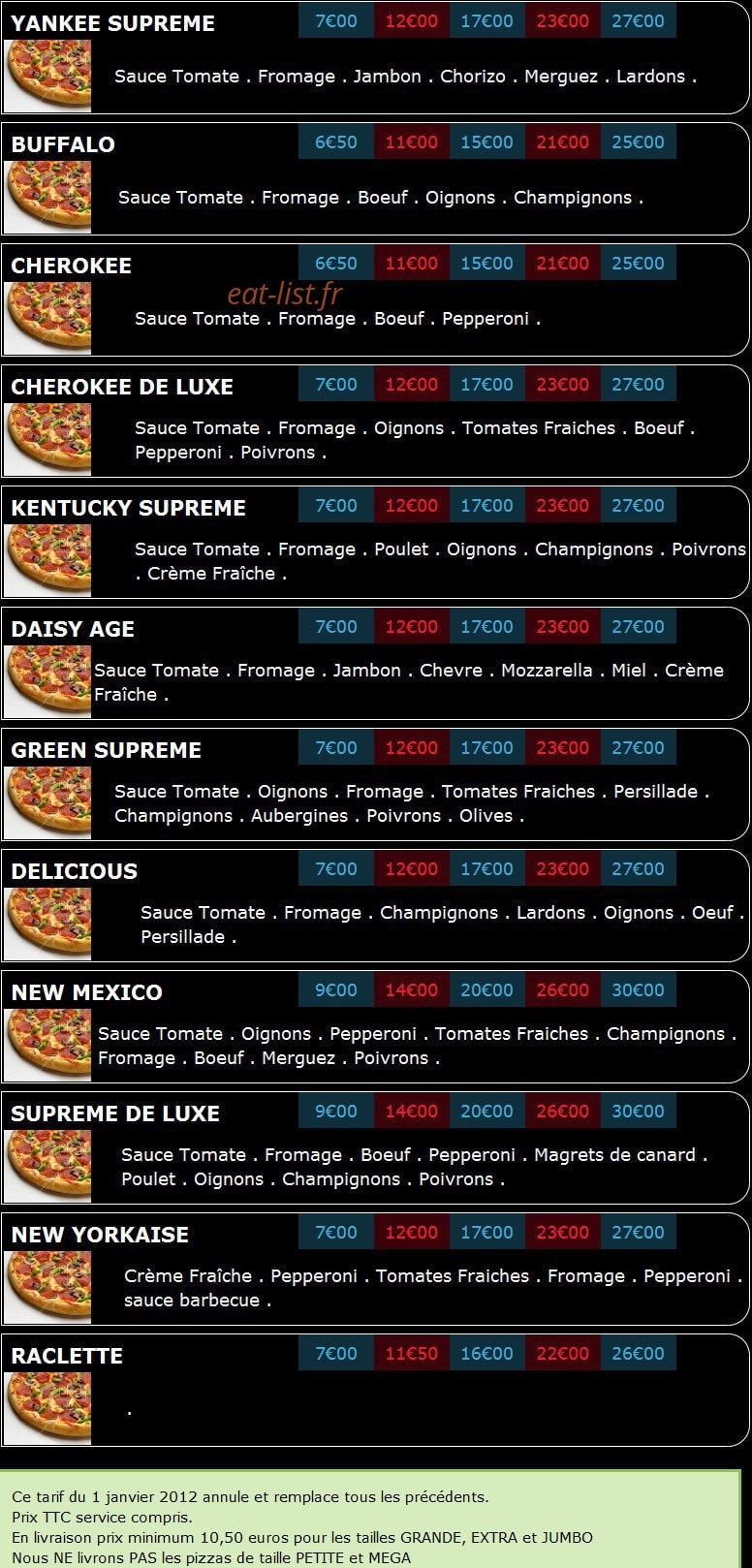 Pizza Cap — carte page 3