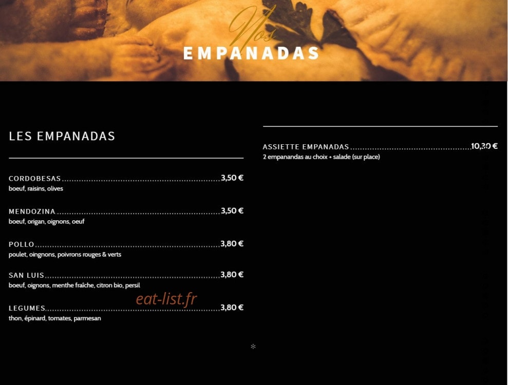 Pizza Lopez — carte page 5