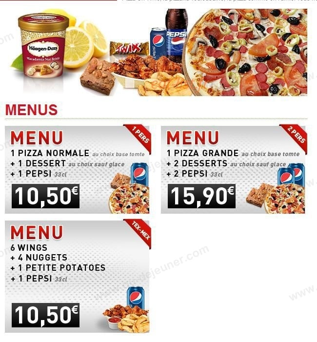 Pizza On Time — carte page 7