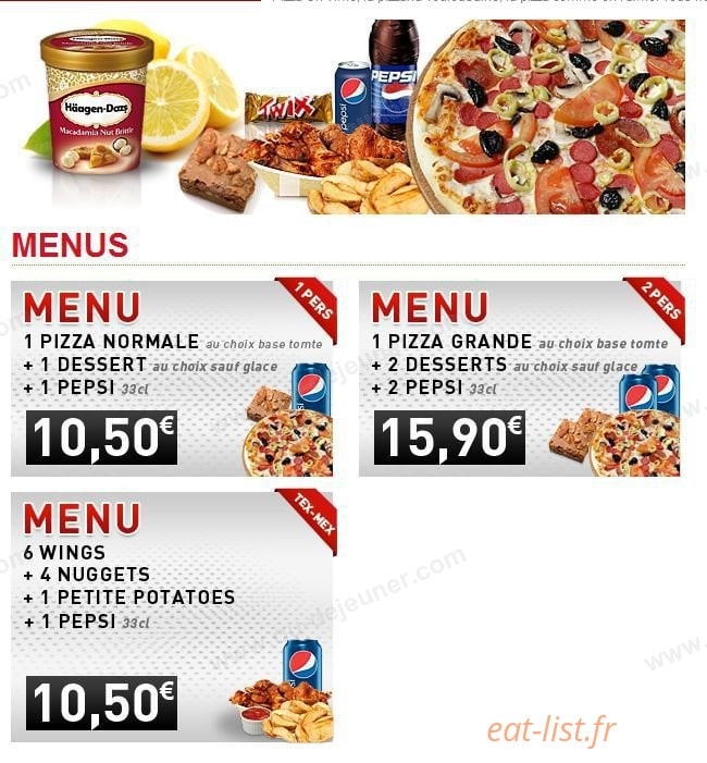 Pizza On Time — carte page 7