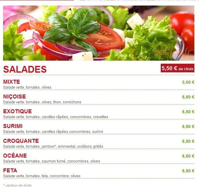 Pizza On Time — carte page 4
