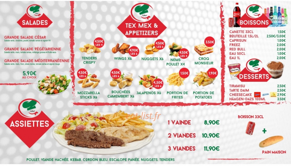 Pizzaland 31 — carte page 3