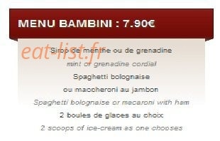Pizzeria Bambino — carte page 8