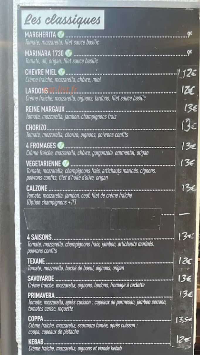 PL Pizza Léo — carte page 1