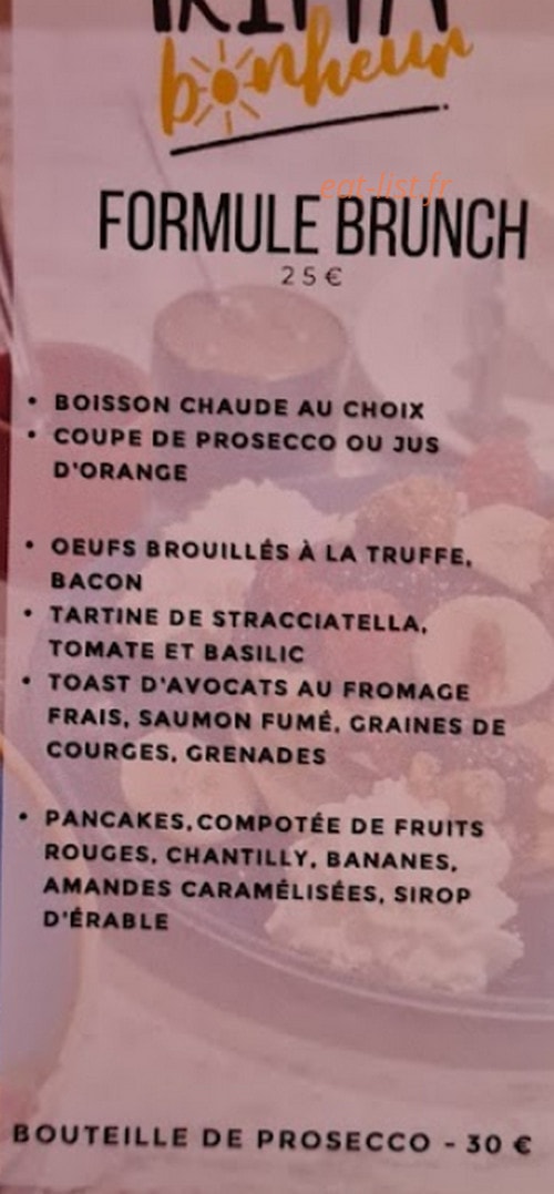 Prima Bonheur — carte page 4