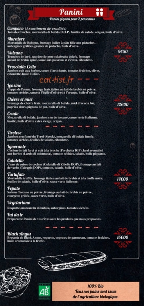 Prosciutteria — carte page 2