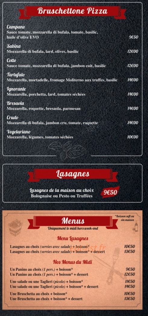 Prosciutteria — carte page 4