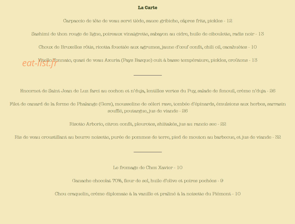 Reflets — carte page 3