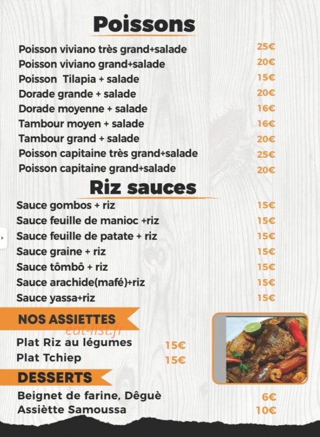 Restaurant LE 224 — carte page 2