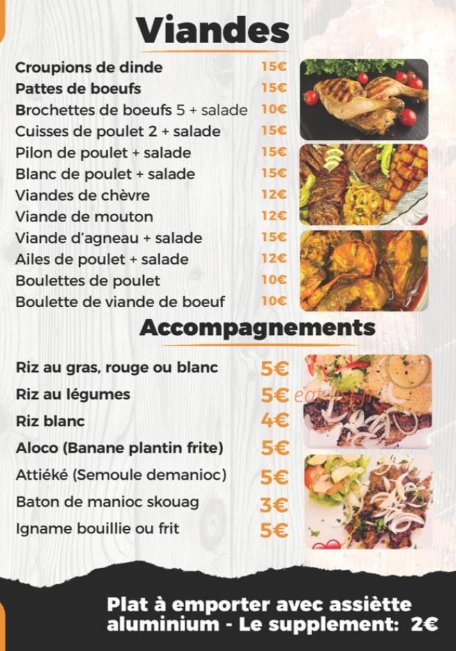 Restaurant LE 224 — carte page 3