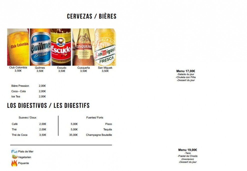 Rincón Chileno — carte page 4