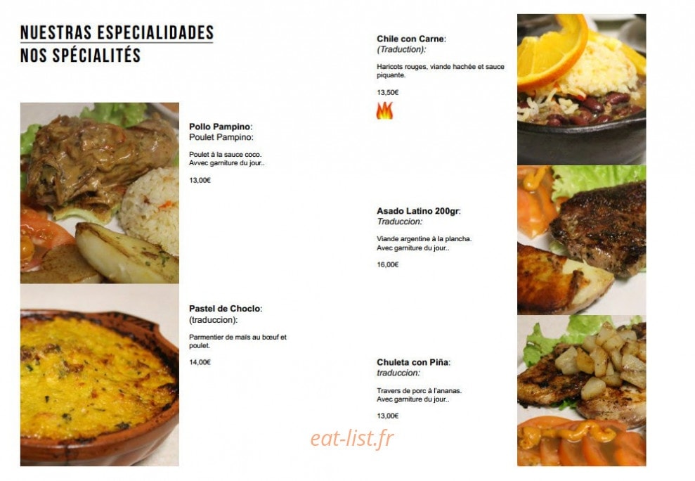 Rincón Chileno — carte page 7
