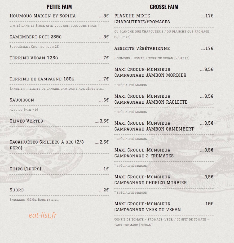 Rooster & Beer — carte page 2