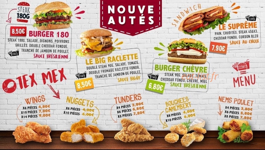 Royal food — carte page 3