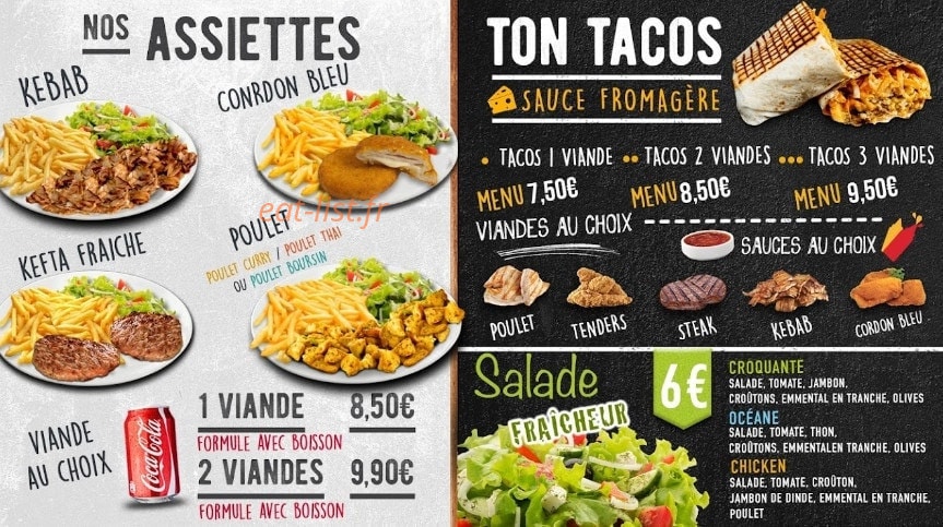 Royal food — carte page 4