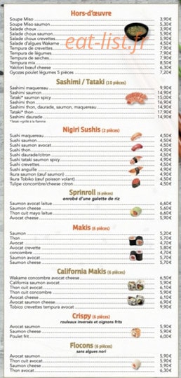 Saveurs Basilic — carte page 7