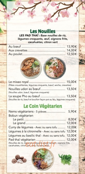 Saveurs Basilic — carte page 5