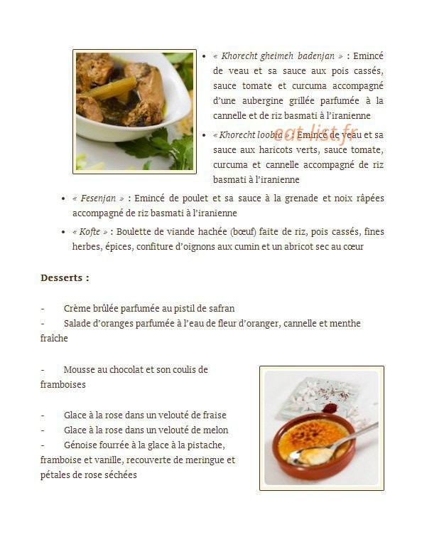 Shalizar — carte page 3