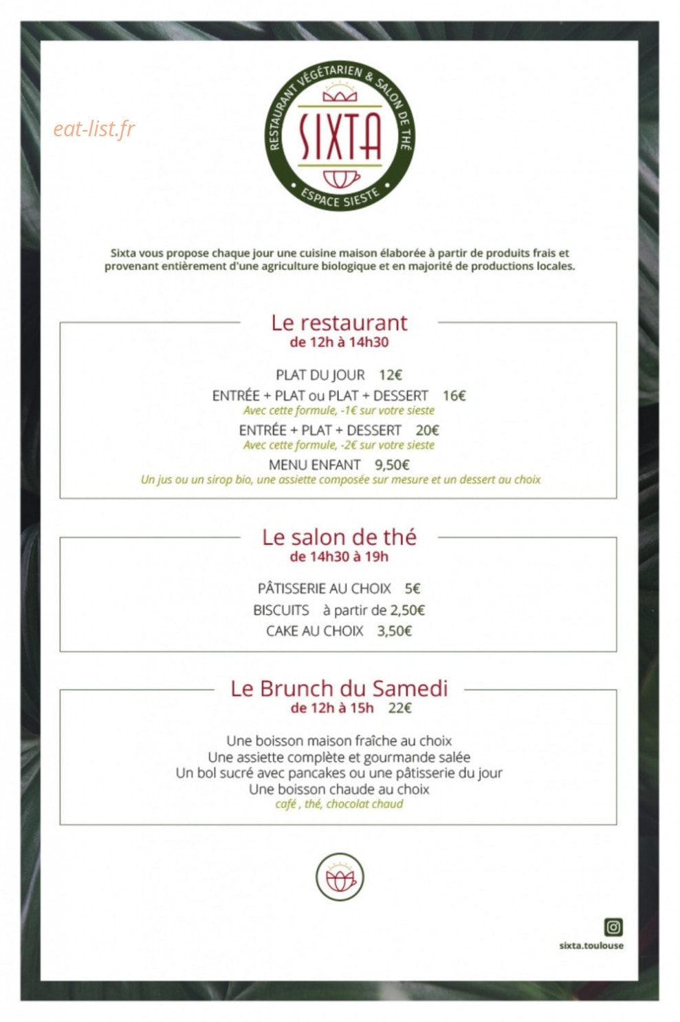 Sixta — carte page 1