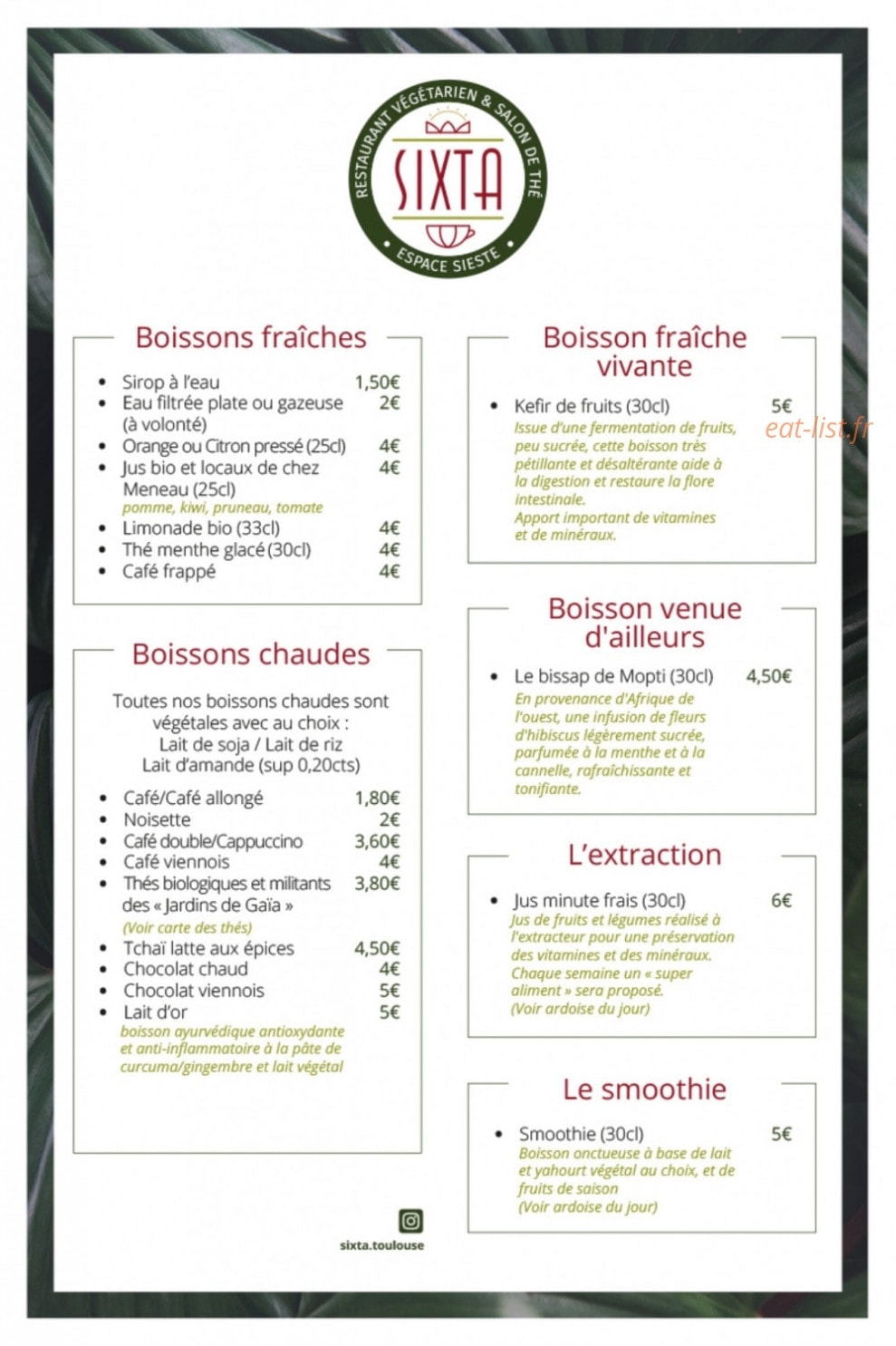 Sixta — carte page 2
