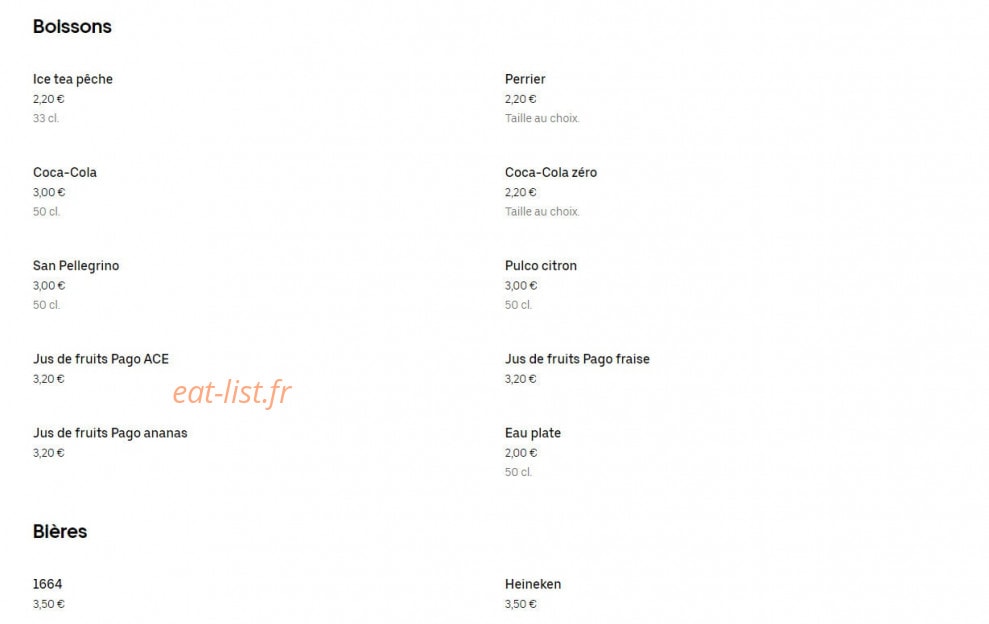 SLD Café — carte page 4
