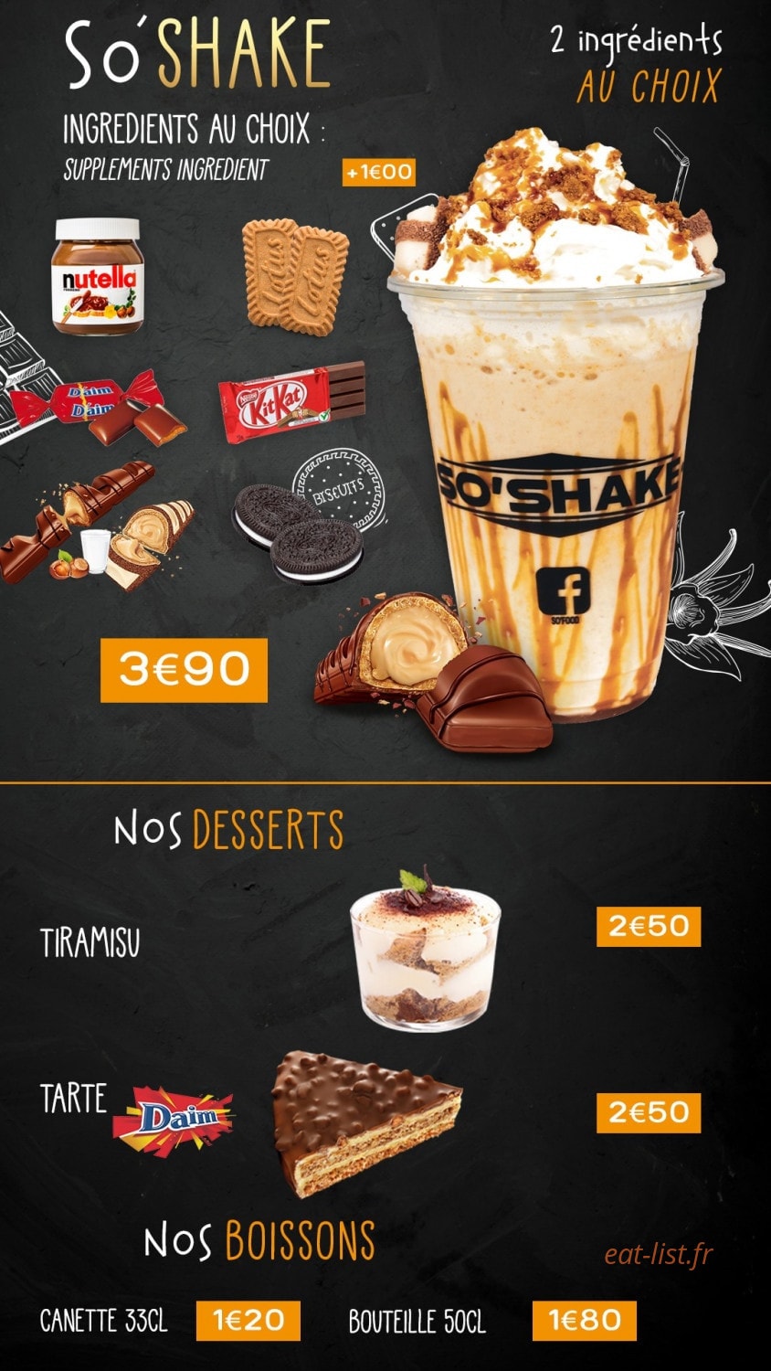 So'food — carte page 7