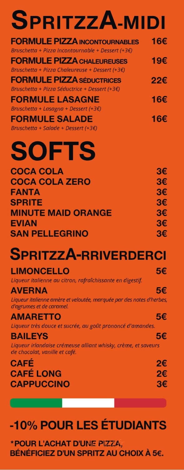 Spritzza — carte page 4