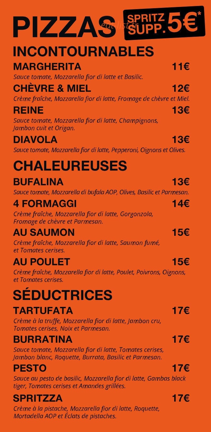 Spritzza — carte page 2
