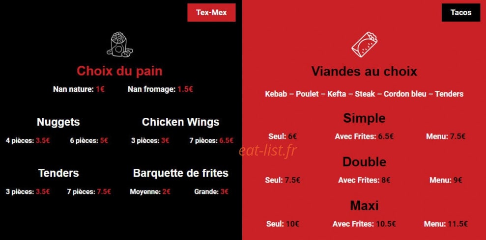 Star Kebab — carte page 3