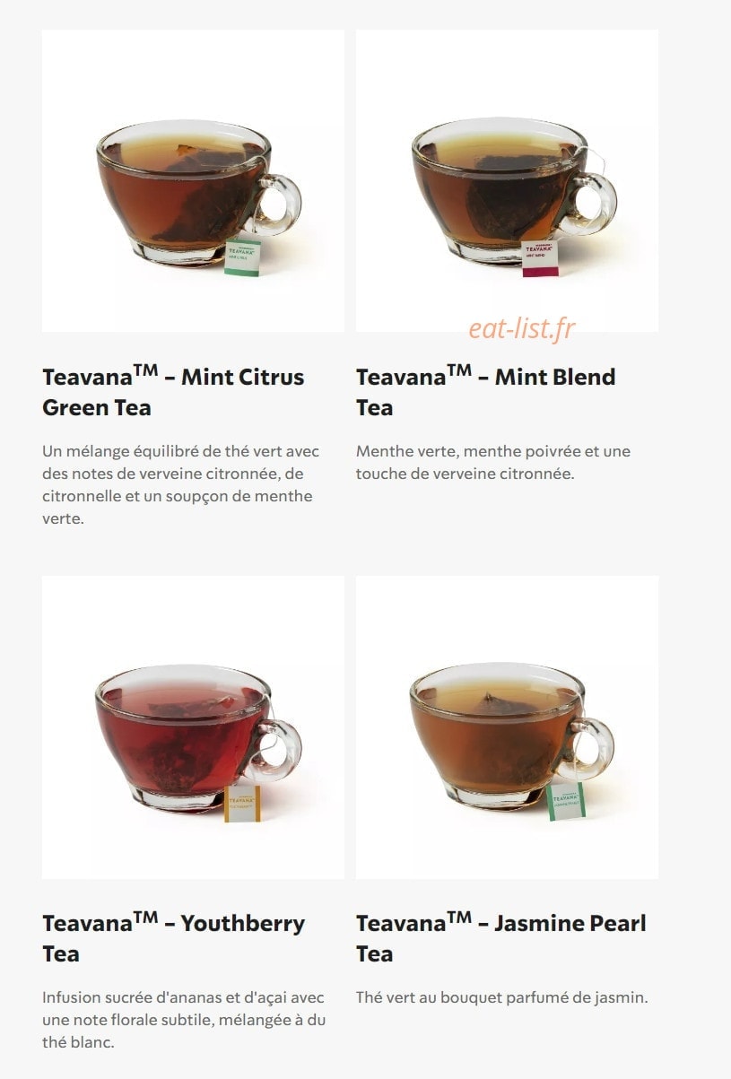 Starbucks Coffee — carte page 30