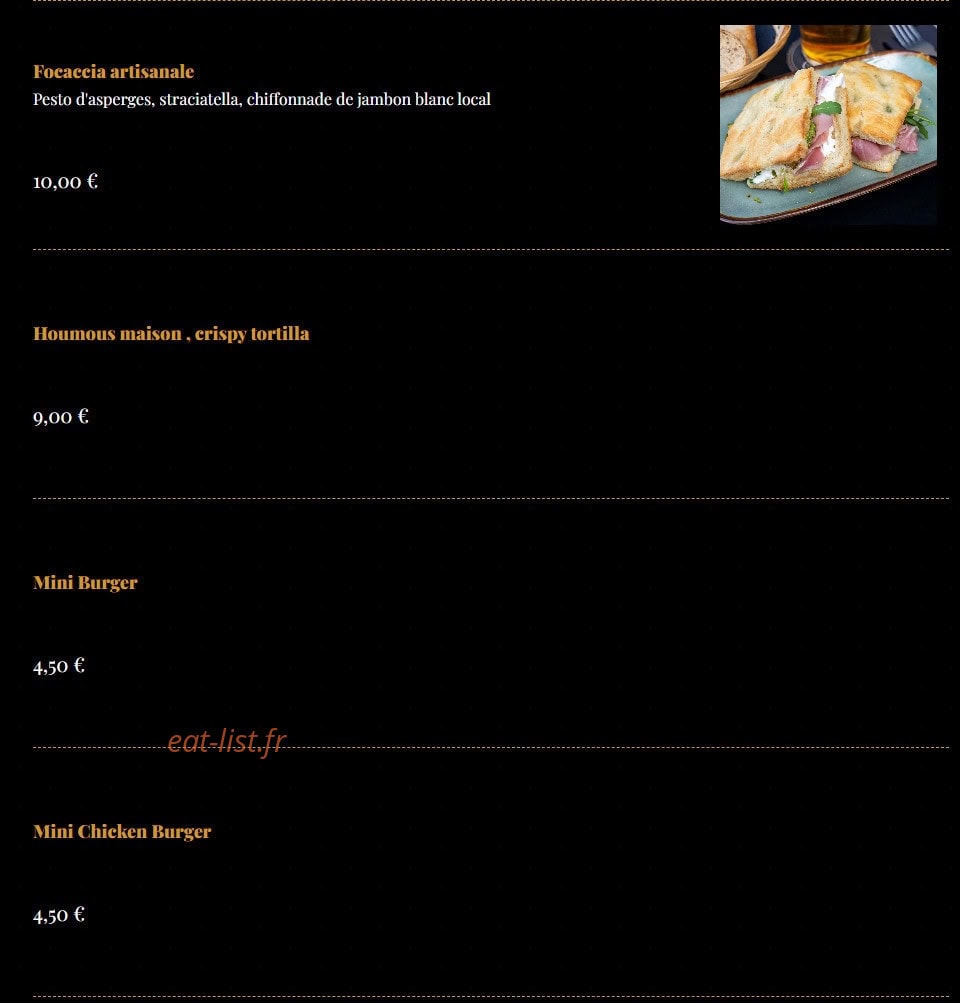 The Black Lion — carte page 3
