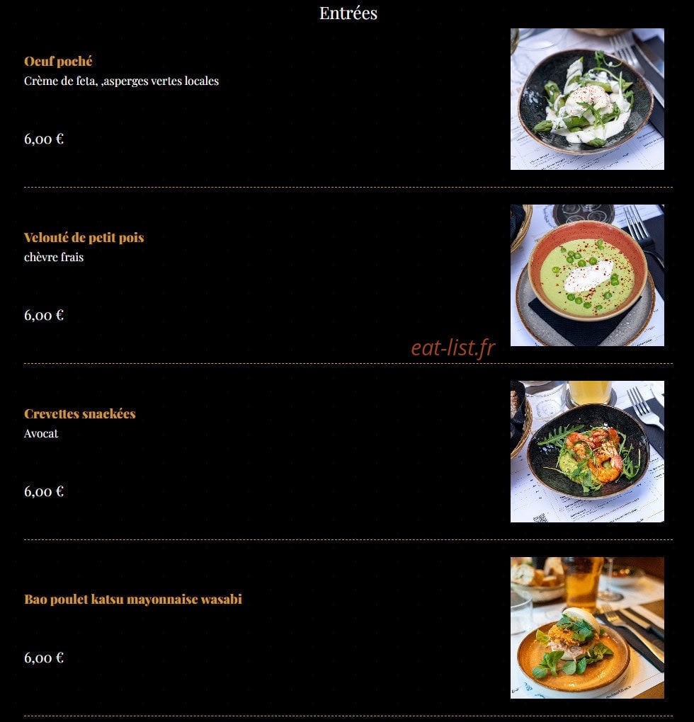 The Black Lion — carte page 1
