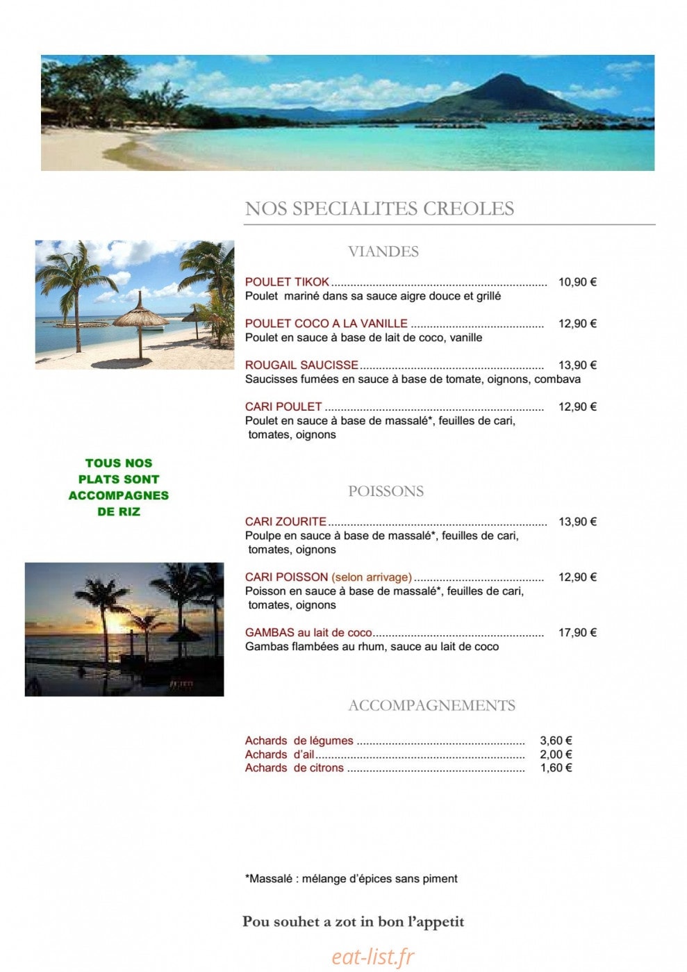 Ti Caz — carte page 8
