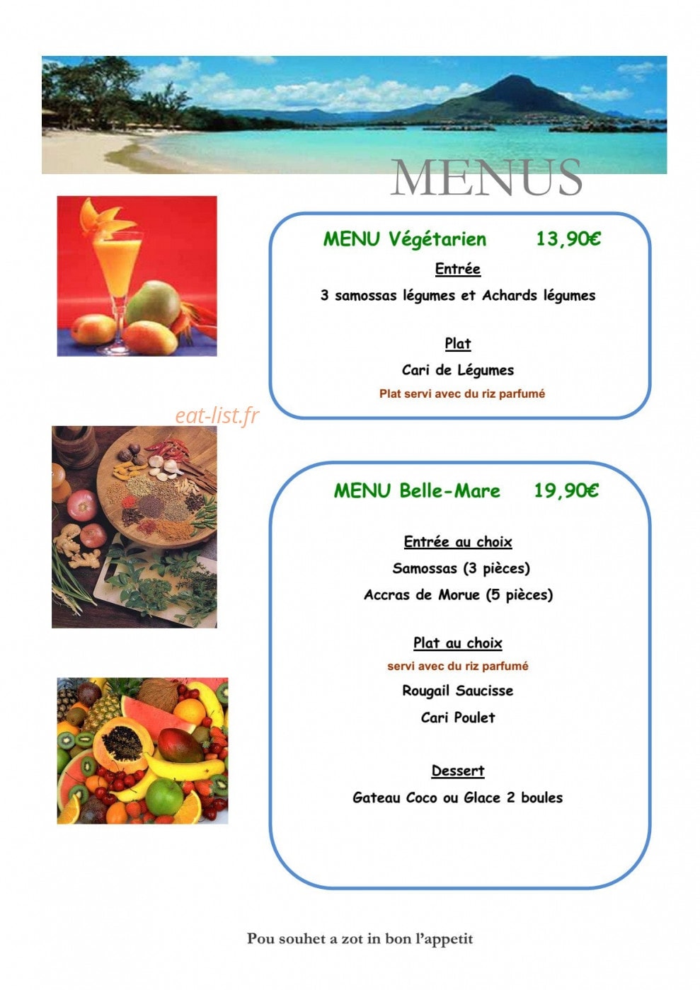 Ti Caz — carte page 10