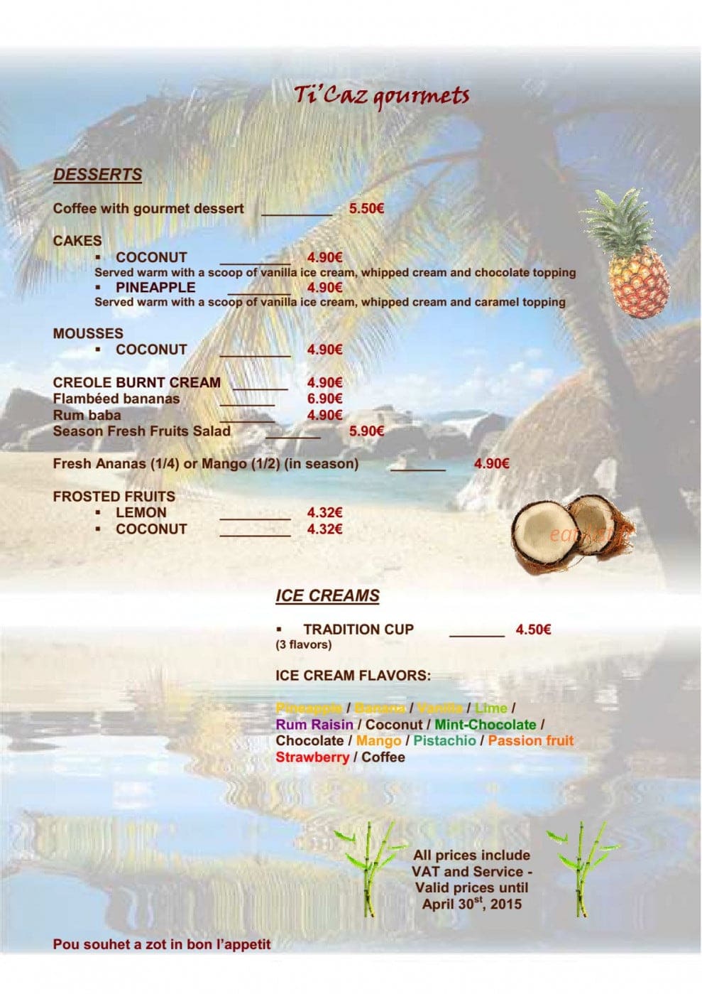 Ti Caz — carte page 4