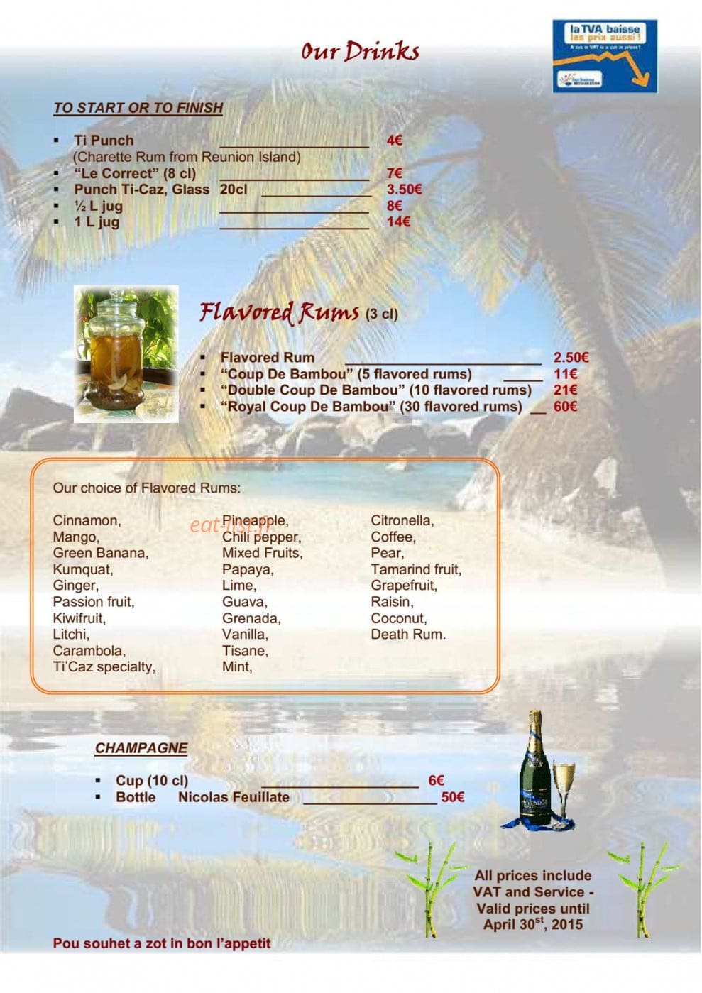 Ti Caz — carte page 6
