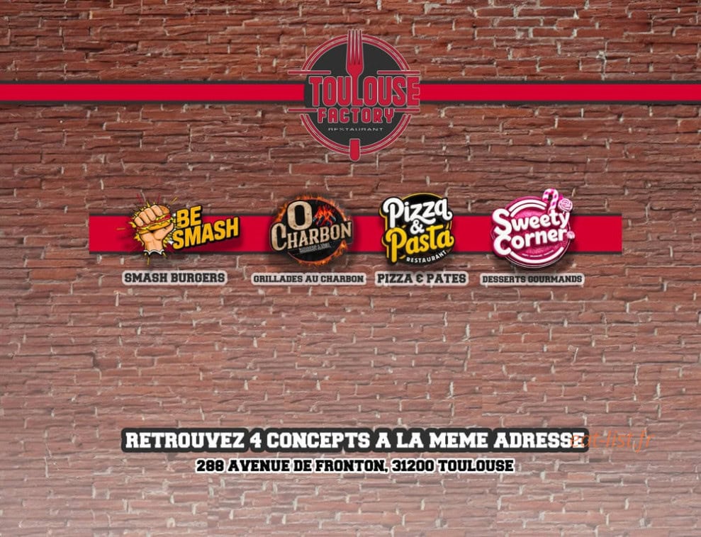 Toulouse Factory — carte page 1