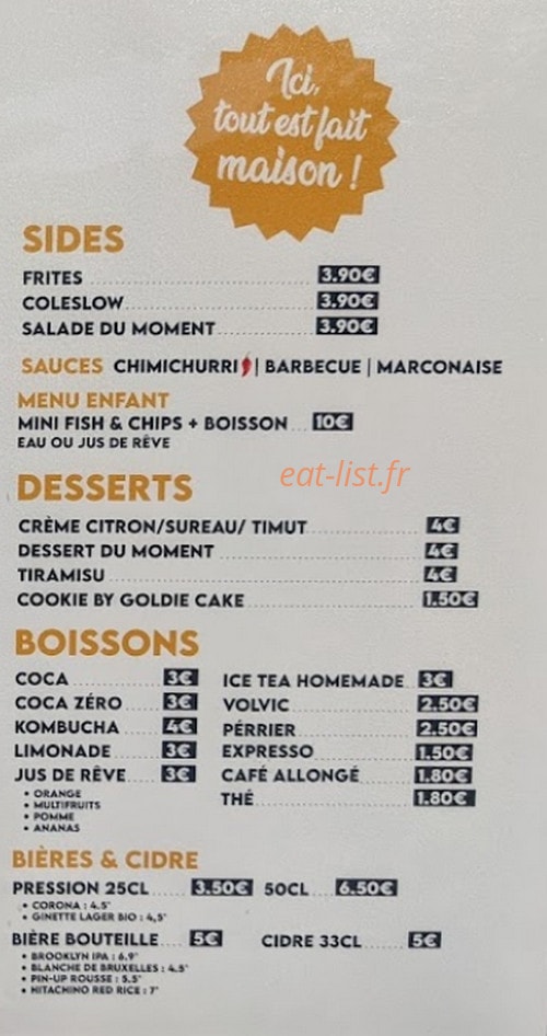 trip & str'eat — carte page 2
