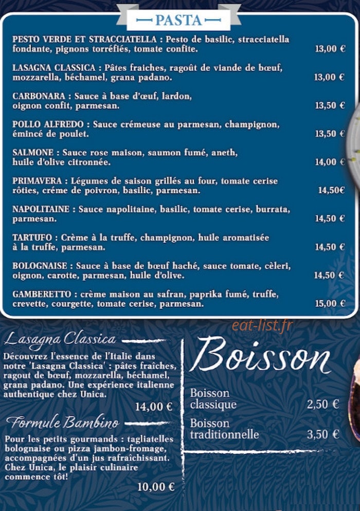 Unica — carte page 5