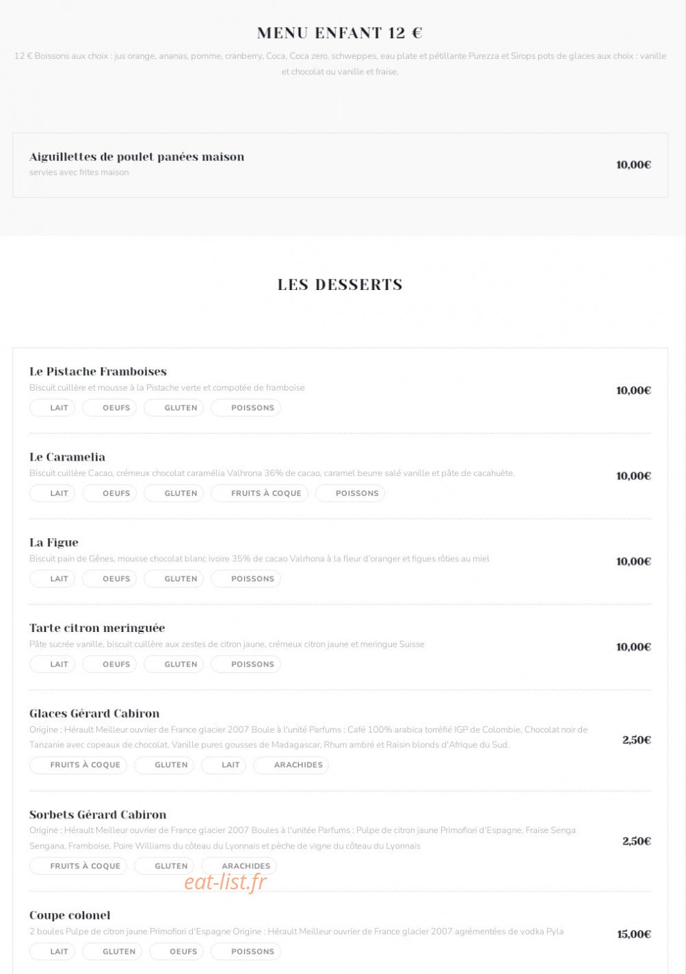 Villa Clapotis — carte page 5