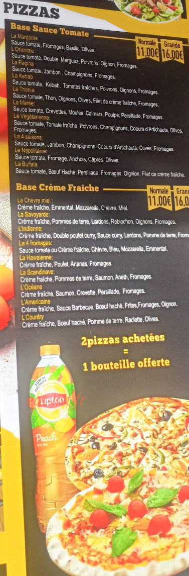 Villa tacos burger — carte page 1