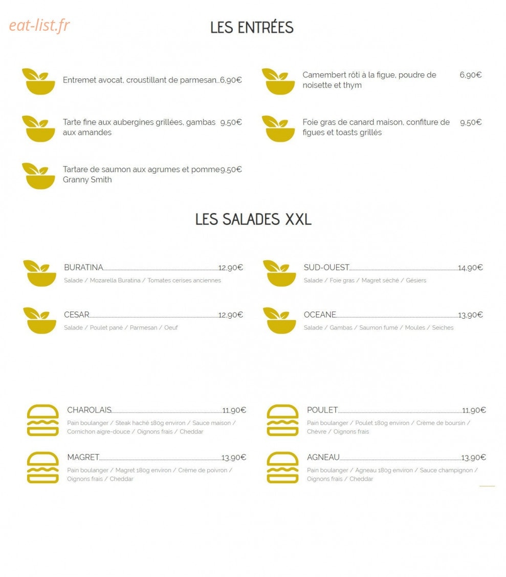 Your's — carte page 1