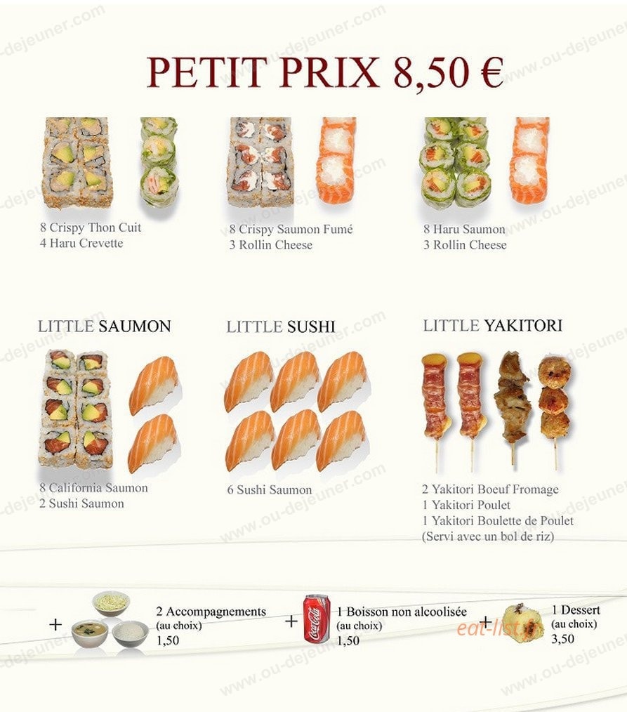 Zen Saï — carte page 2