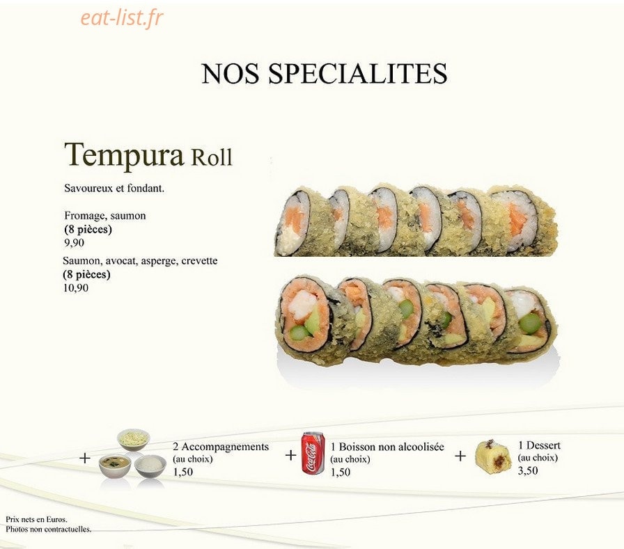 Zen Saï — carte page 7