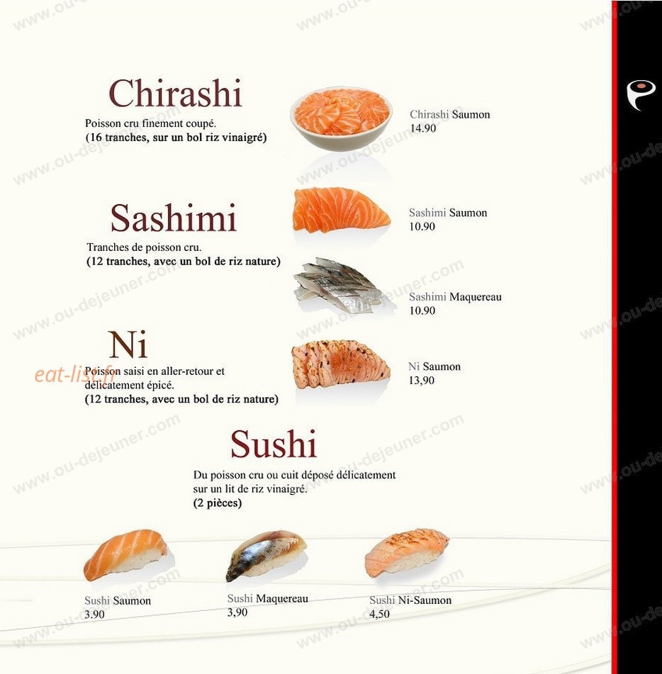 Zen Saï — carte page 10