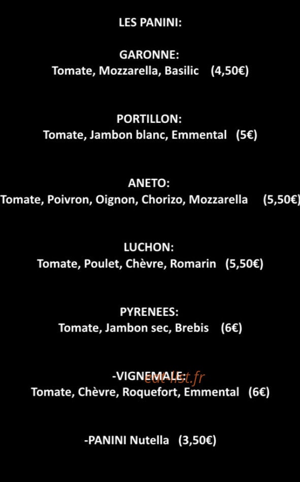 Bar tabac des Sports — carte page 2