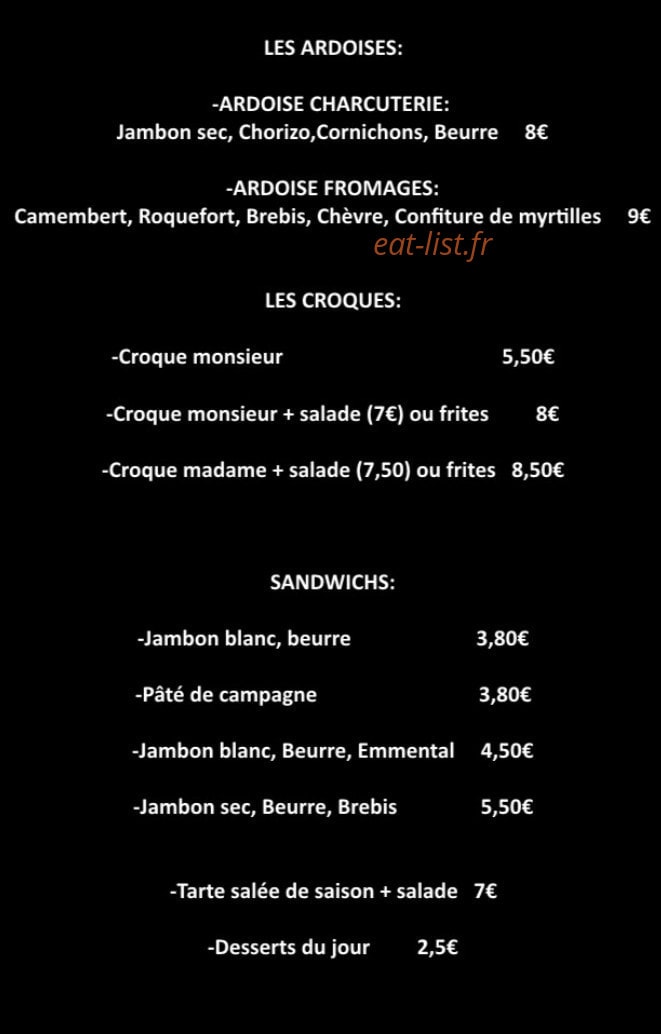 Bar tabac des Sports — carte page 1