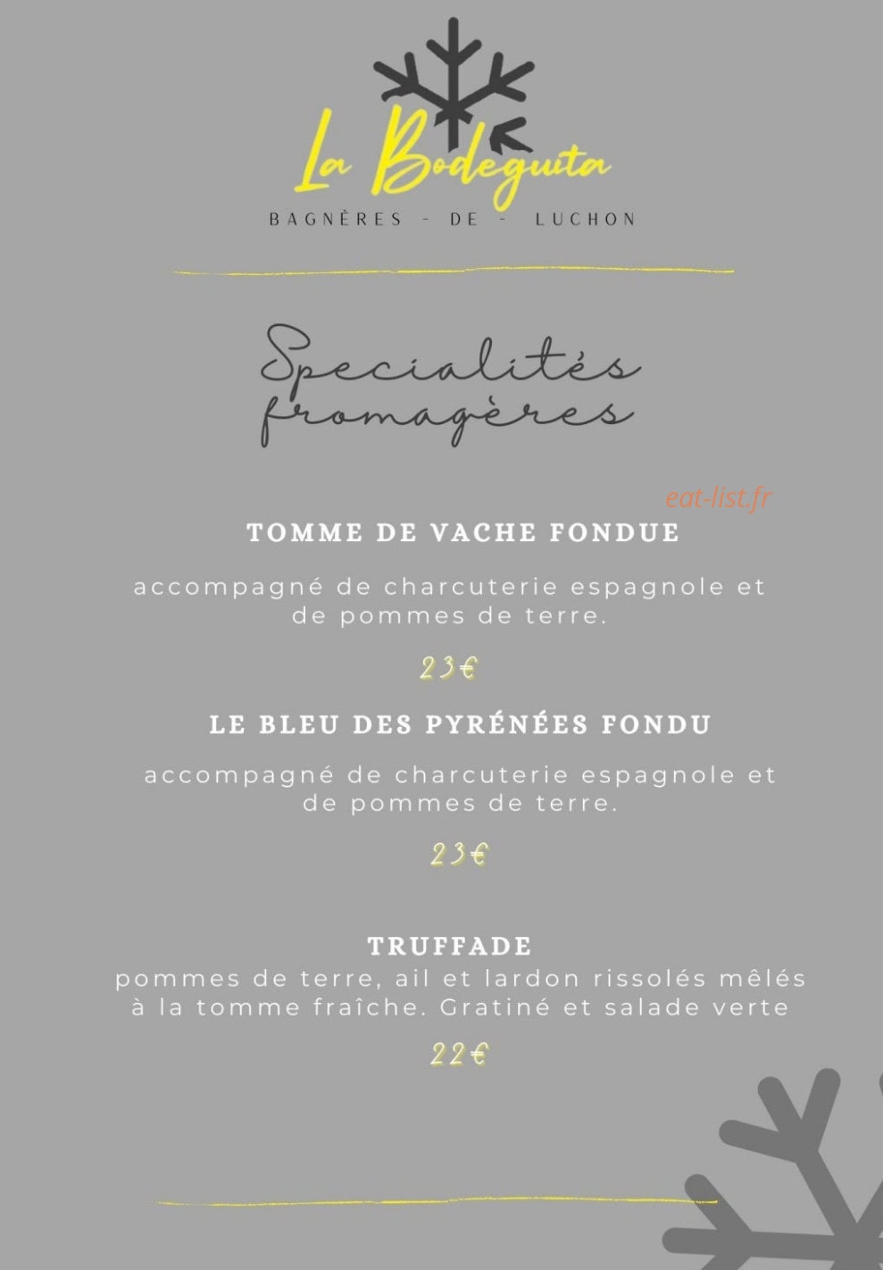 La Bodeguita — carte page 3