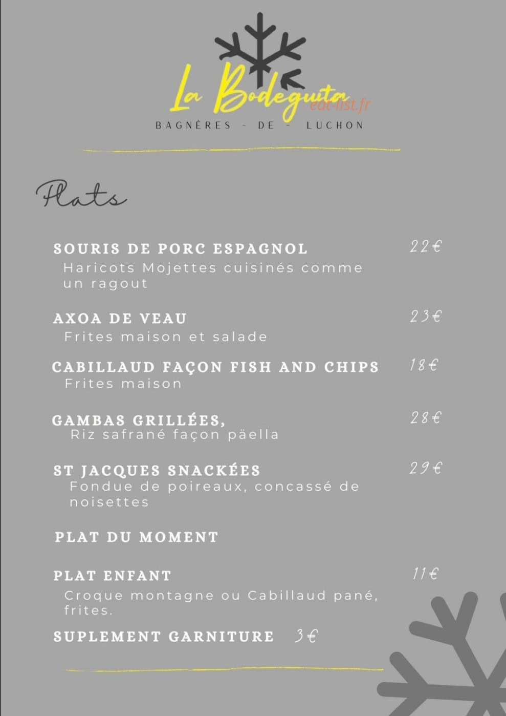 La Bodeguita — carte page 2
